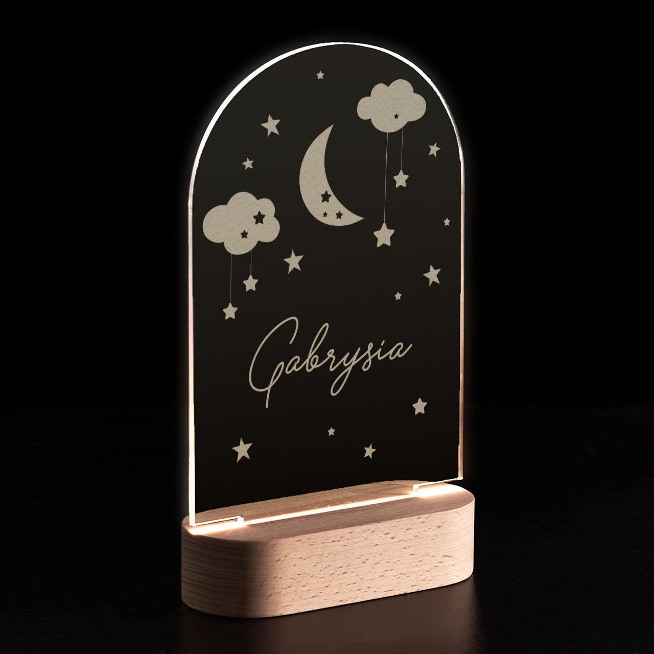 Personalizowana lampka nocna led dla dziecka Słodkich Snów