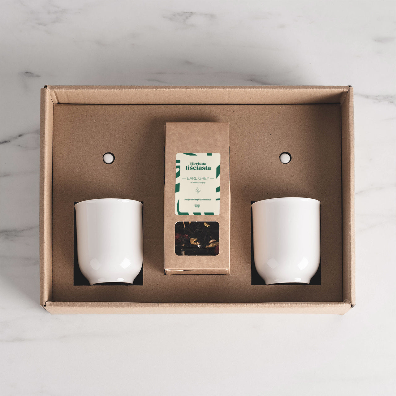 Zestaw prezentowy dla dziadka - zaparzacz z herbatą