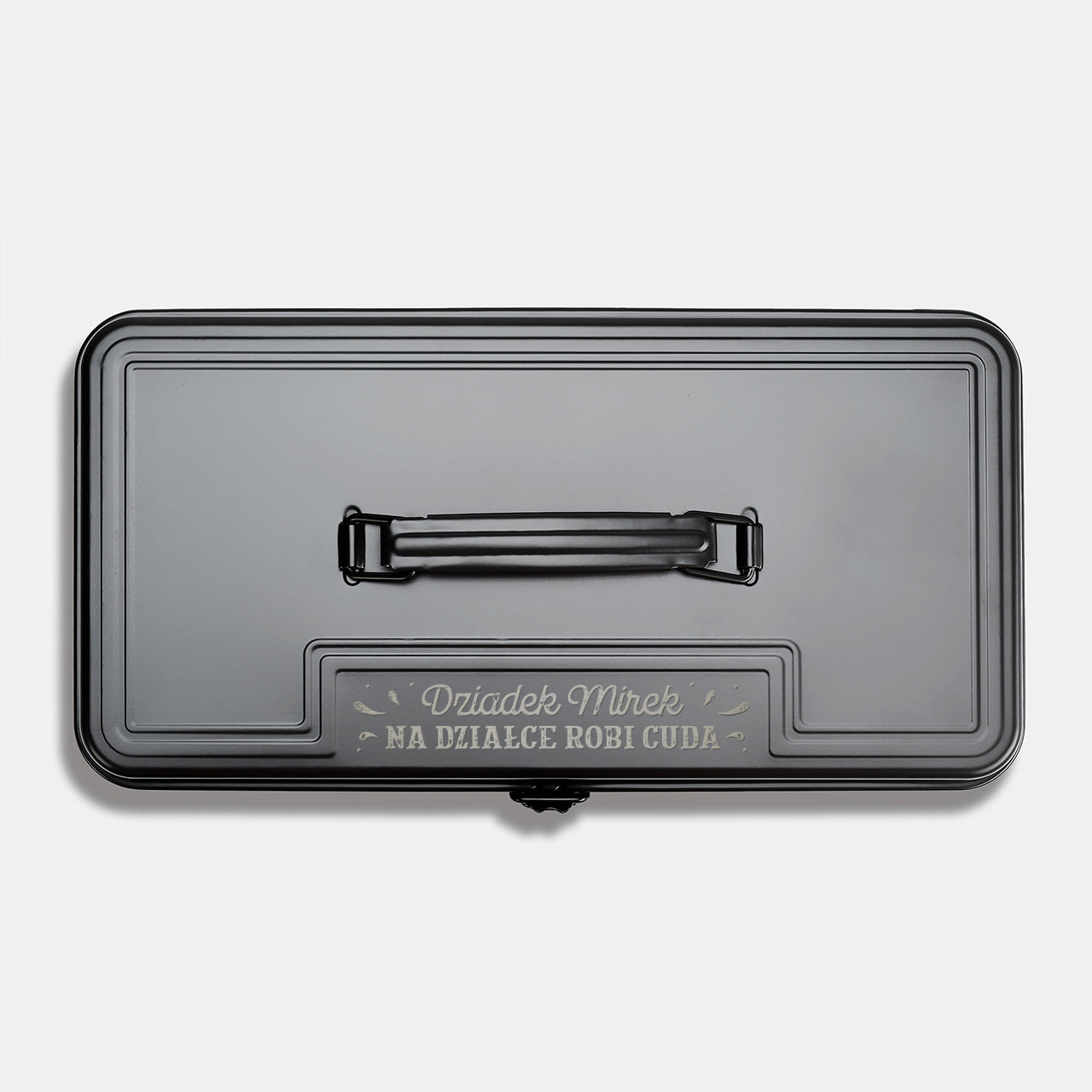 Personalizowana skrzynka narzędziowa - prezent dla dziadka działkowca