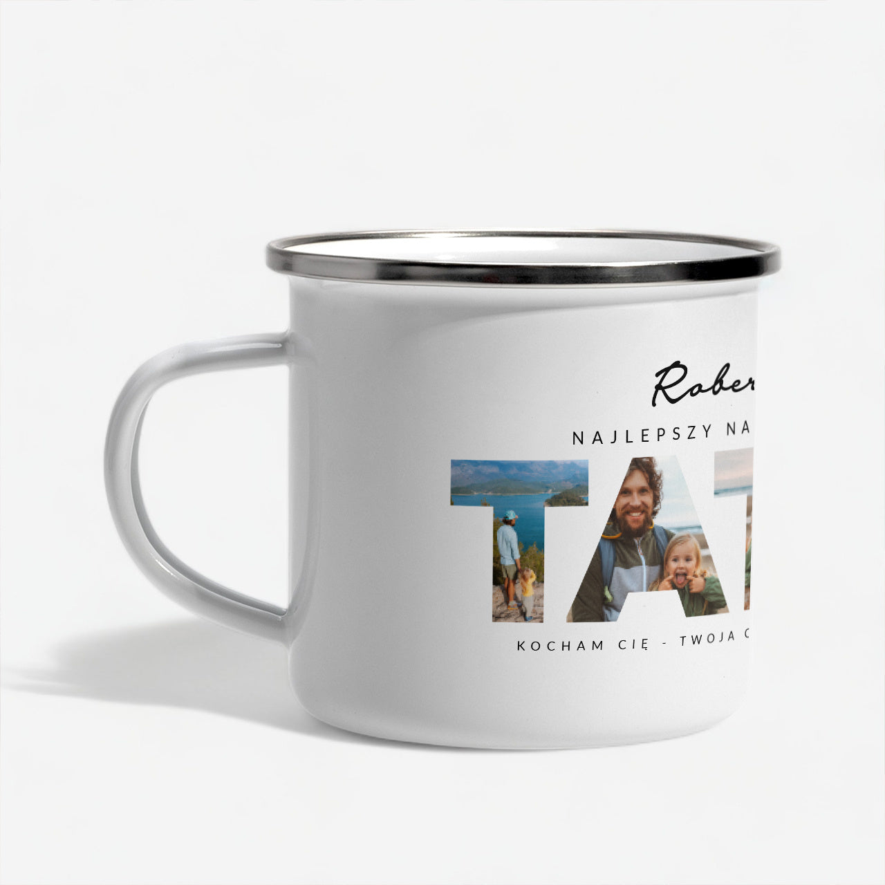 Personalizowany kubek dla taty ze zdjęciami