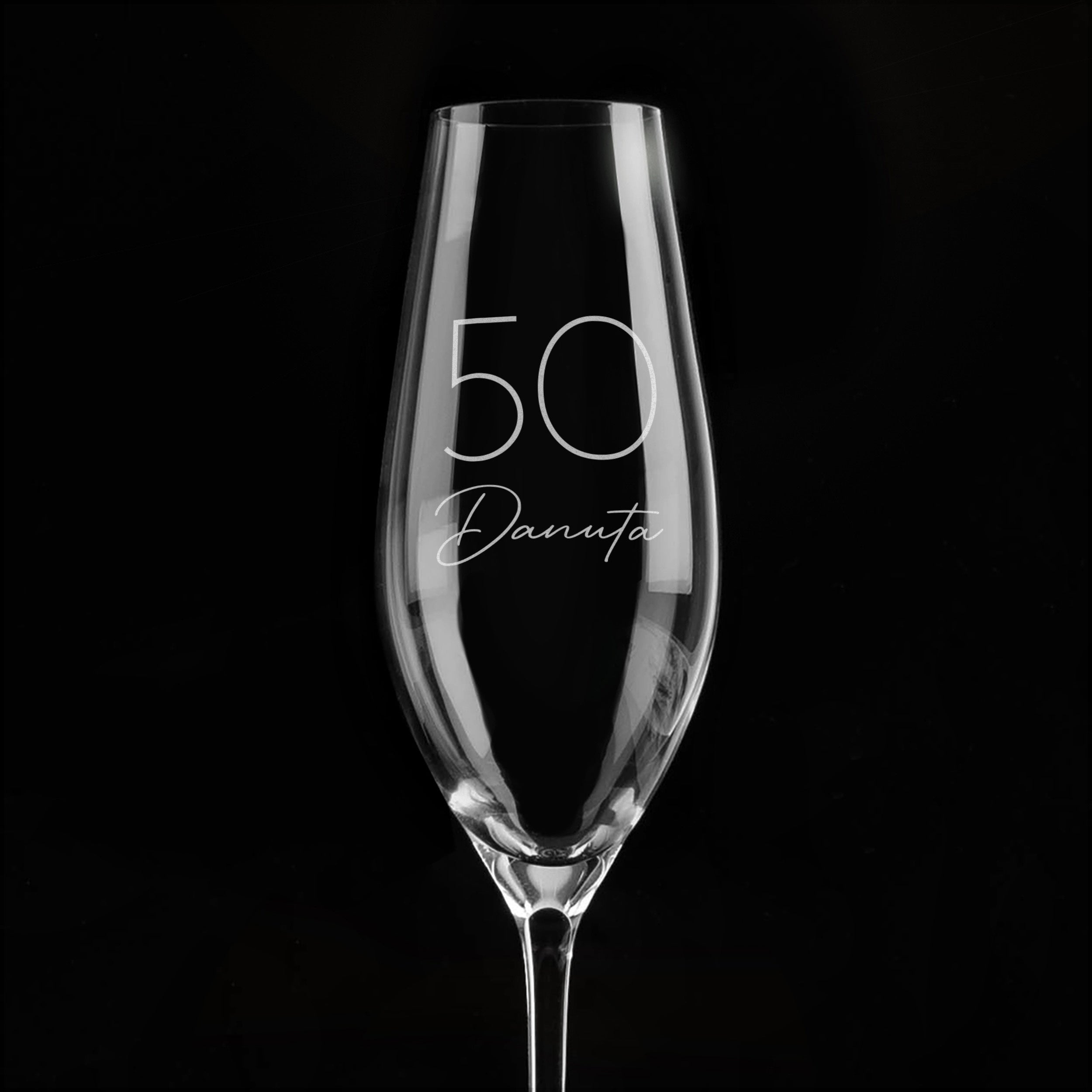 Personalizowany kieliszek na 50 urodziny