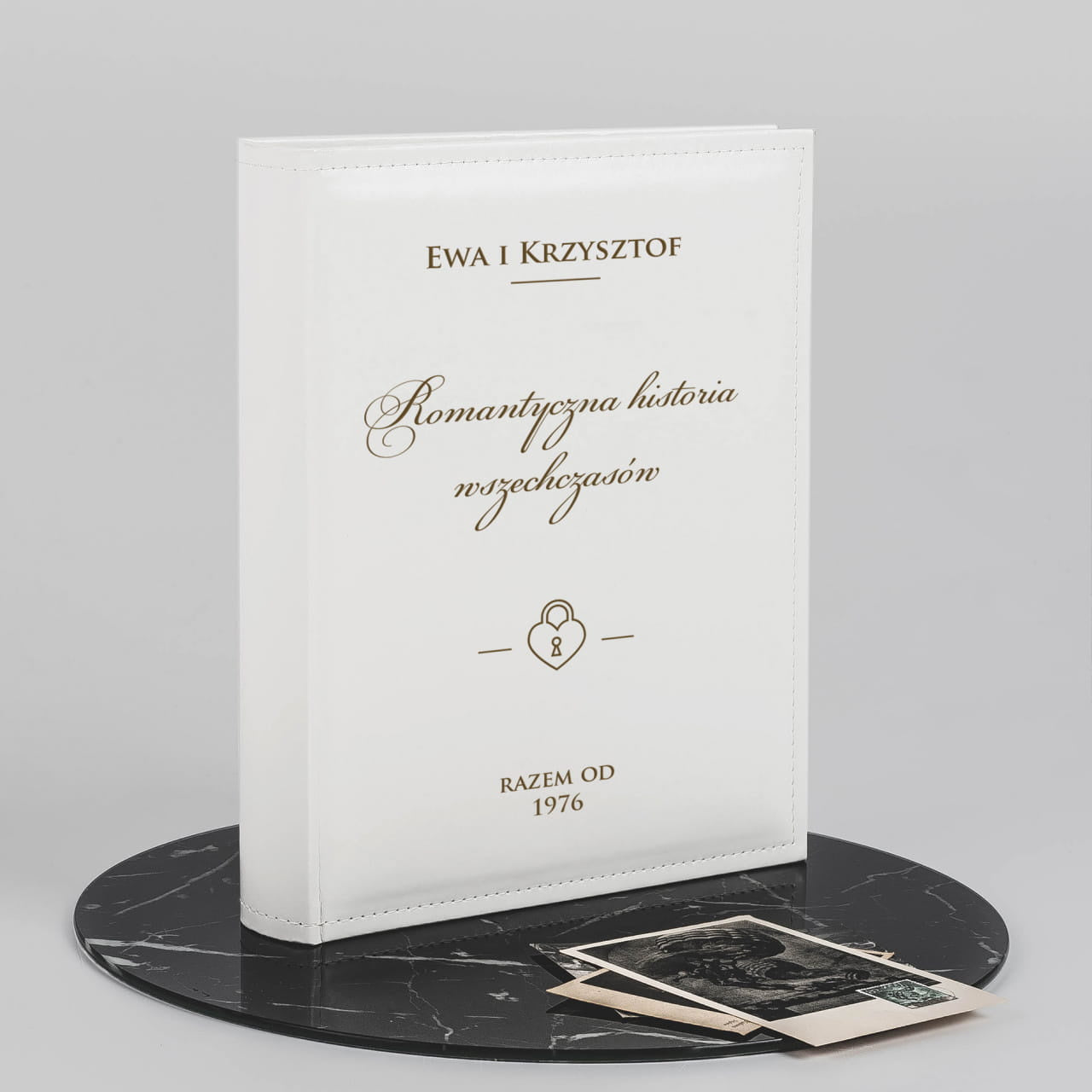 Personalizowany album na Rocznicę Ślubu prezent dla rodziców album ślubny pamiątka ślubna