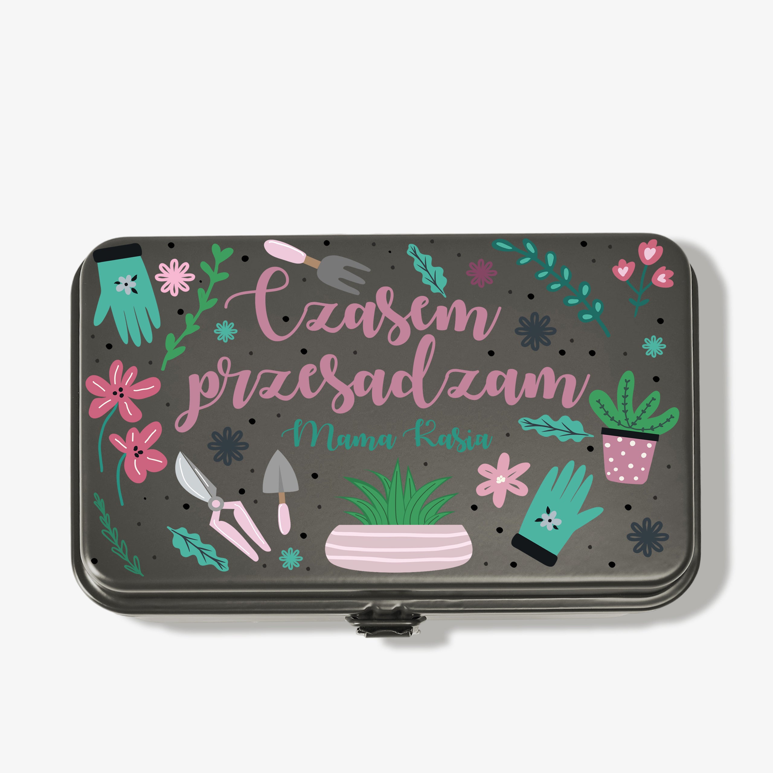 Personalizowana skrzynka na nasiona - prezent dla miłośnika ogrodu