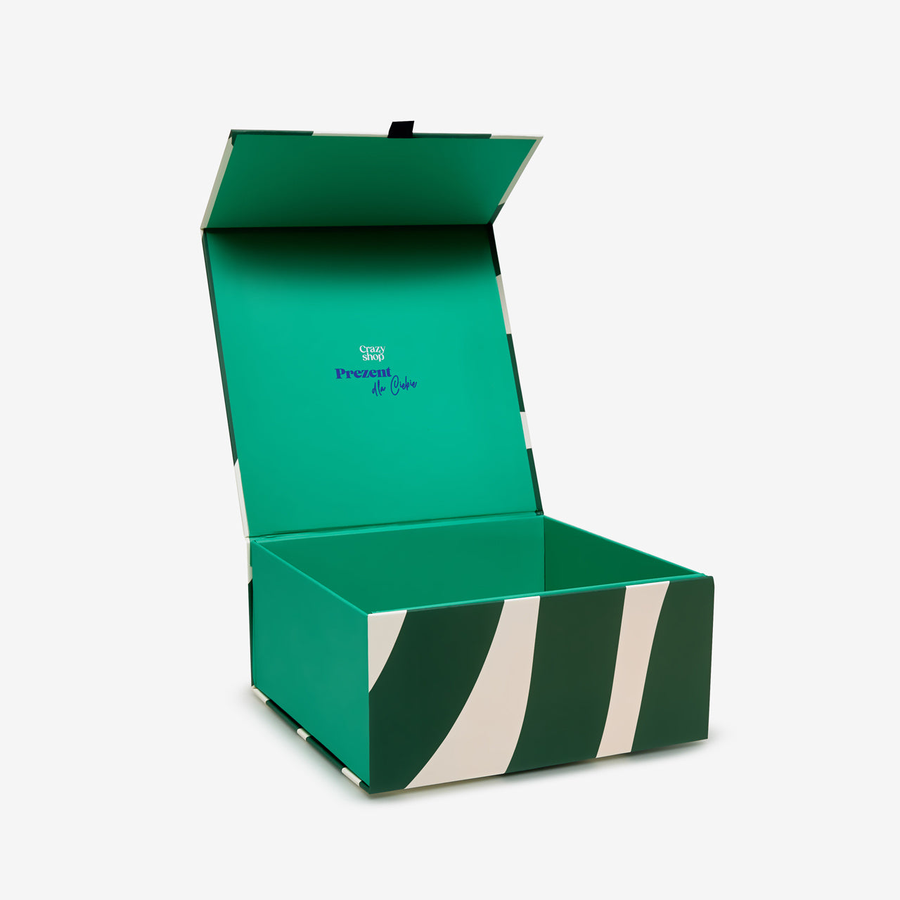 Pudełko prezentowe kwadratowe (21,21cm) pudełko na magnes opakowanie na prezent eleganckie pudełko
