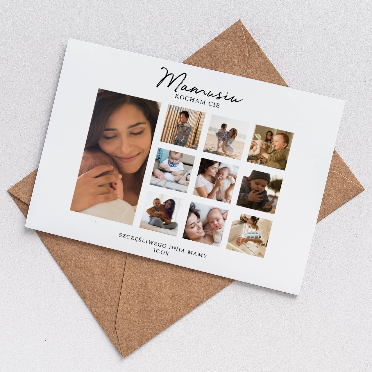 Personalizowana kartka A4 dla mamy - Kartka Na Dzień Mamy