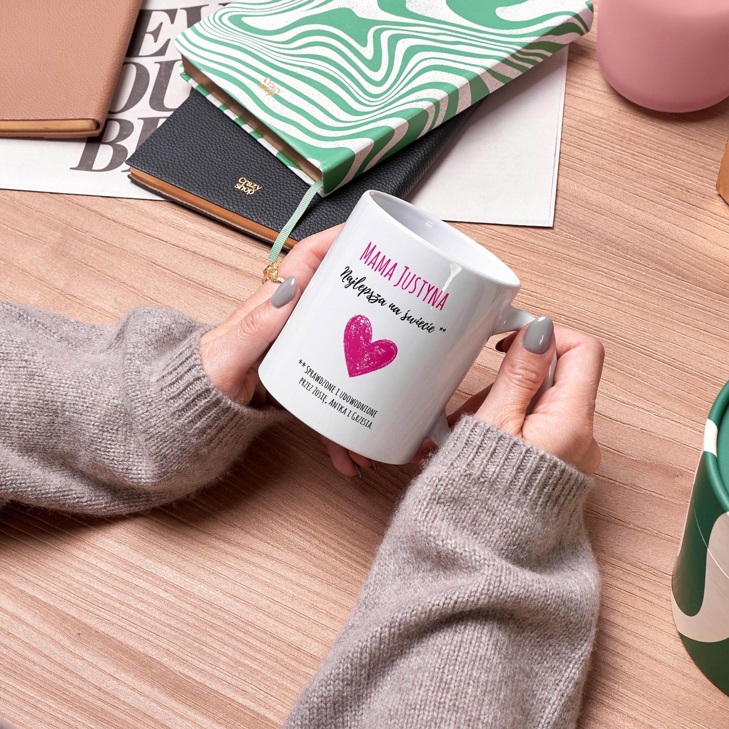 Personalizowany kubek na Dzień Matki prezent dla mamy kubek z nadrukiem