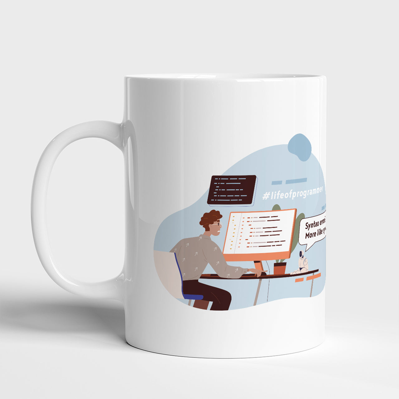 Personalizowany kubek programisty - Life Of Programmer