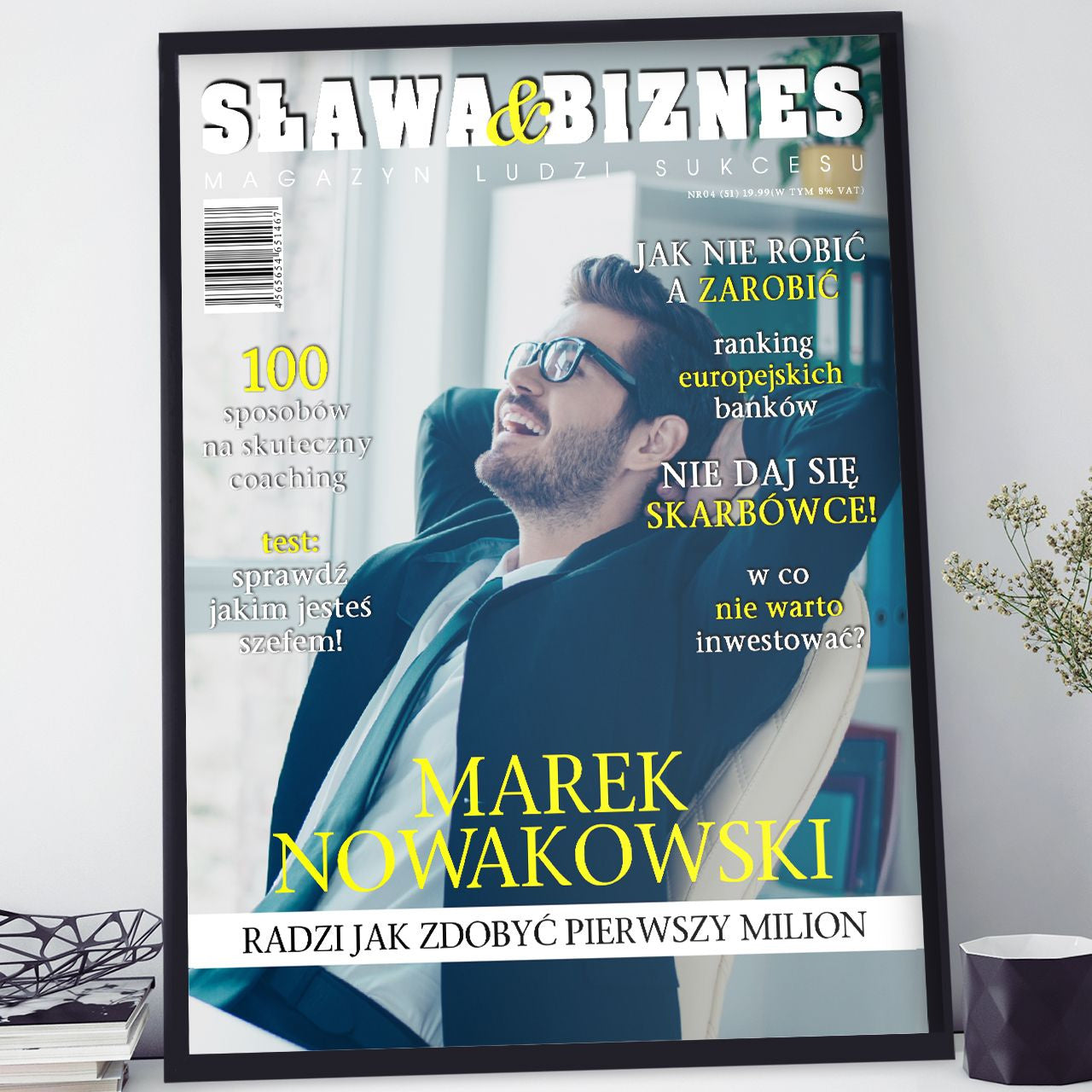Personalizowany plakat na prezent dla kolegi z pracy
