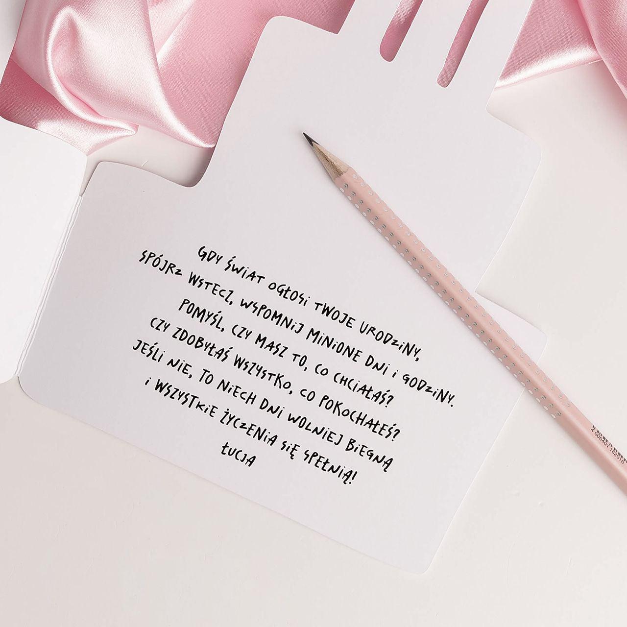Urodzinowa kartka personalizowana - tort