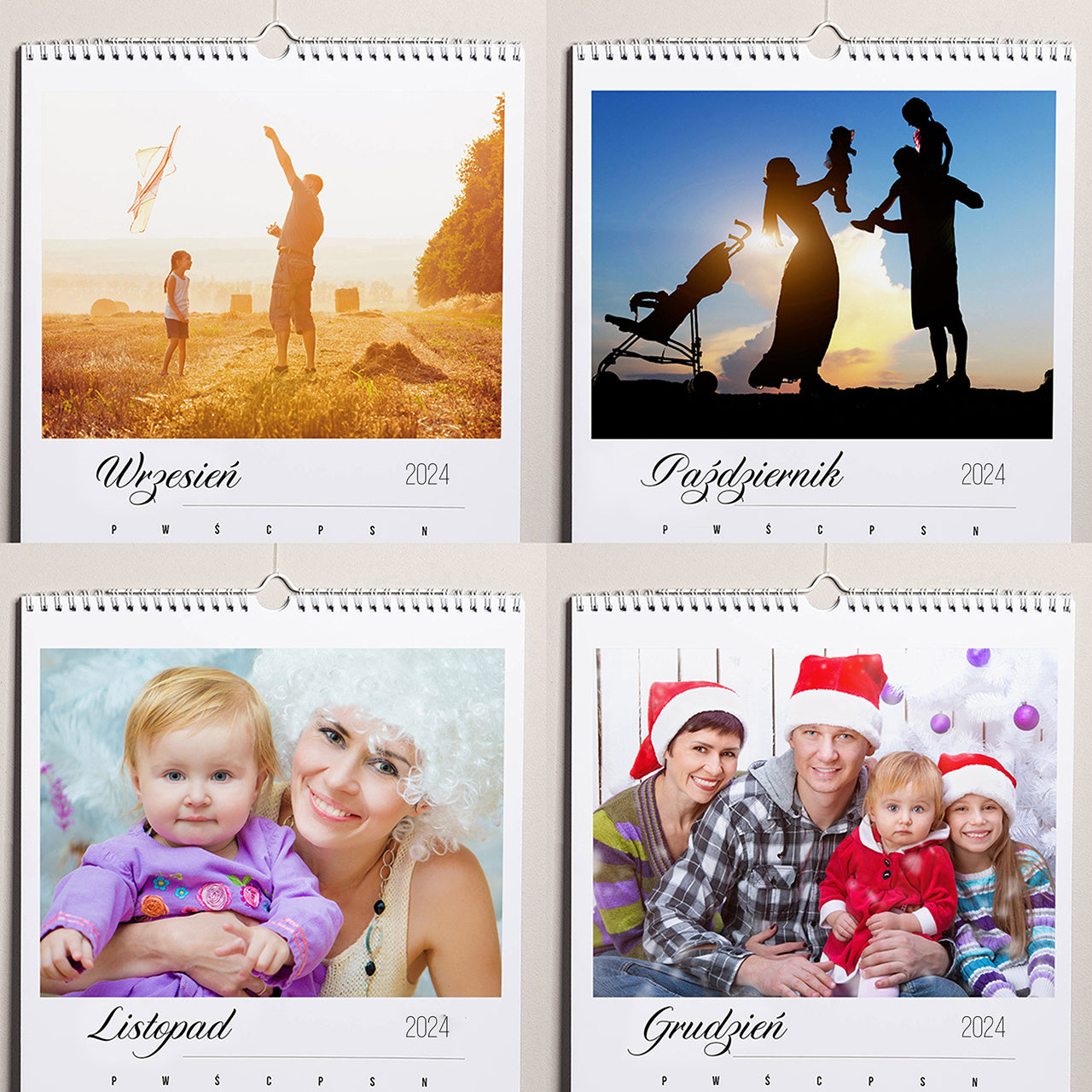 kalendarz na prezent kalendarz rodzinny kalendarz całoroczny prezent dla rodziców dziadków