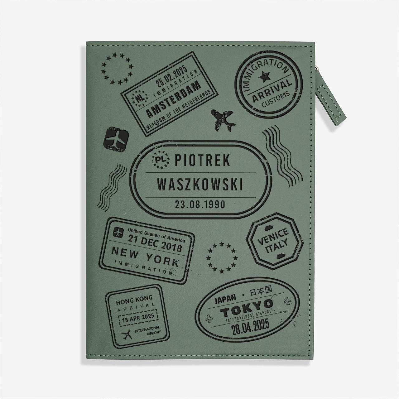 Personalizowany notes z grawerem - prezent dla podróżnika notes personalizowany prezent dla podróżnika