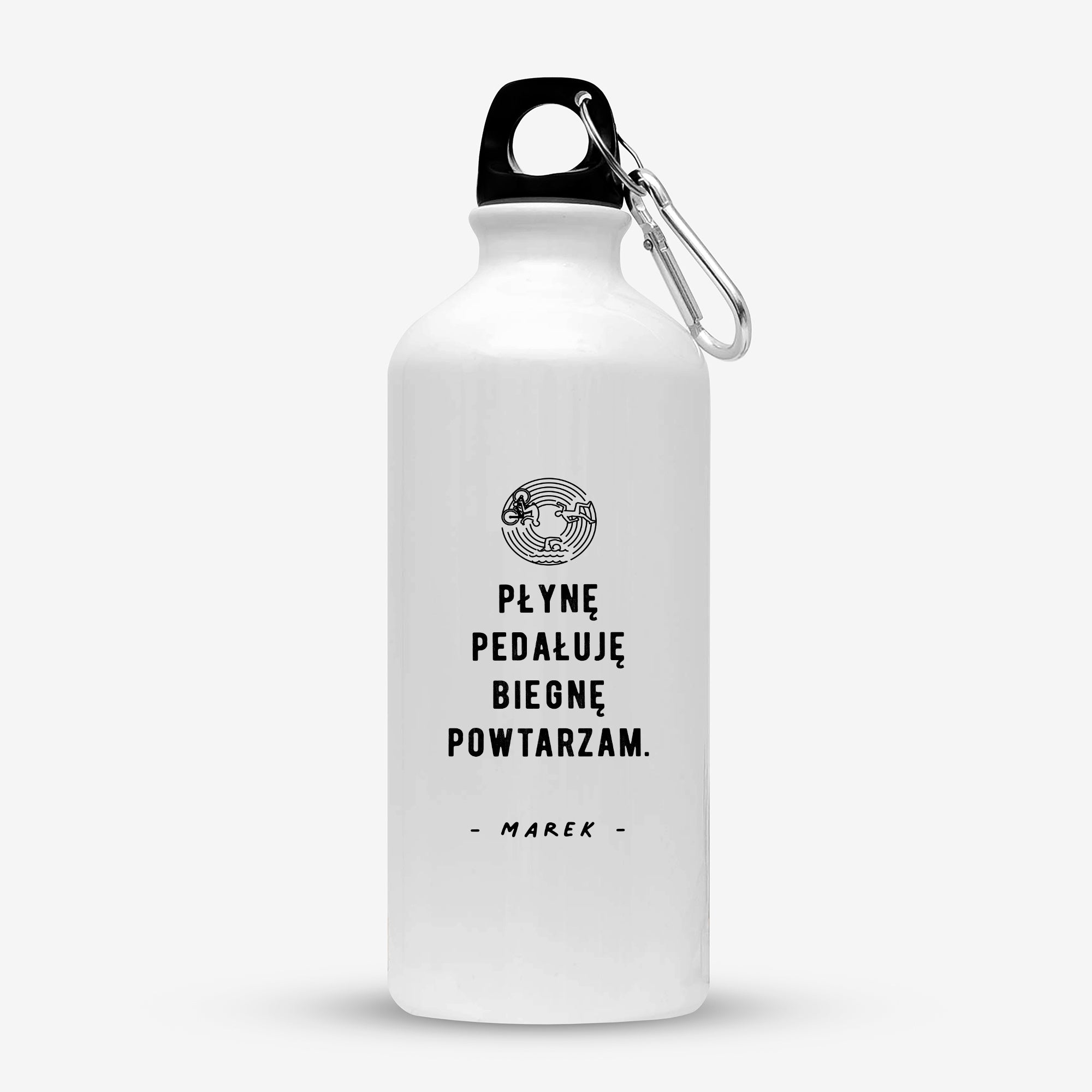 Personalizowany bidon na wodę dla triathlonisty