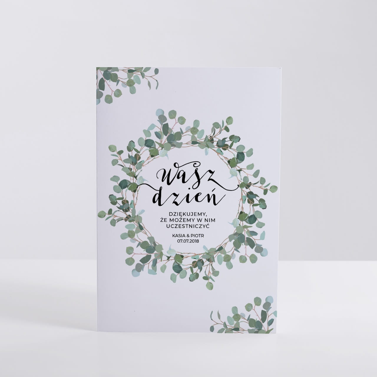 Personalizowana kartka ślubna - Wasz Dzień