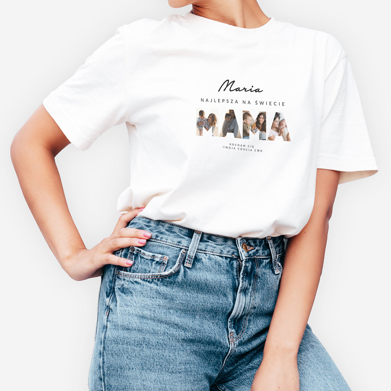 Koszulka na DZIEŃ MAMY personalizowana - M koszulka dla mamy prezent dla mamy prezent na dzień mamy