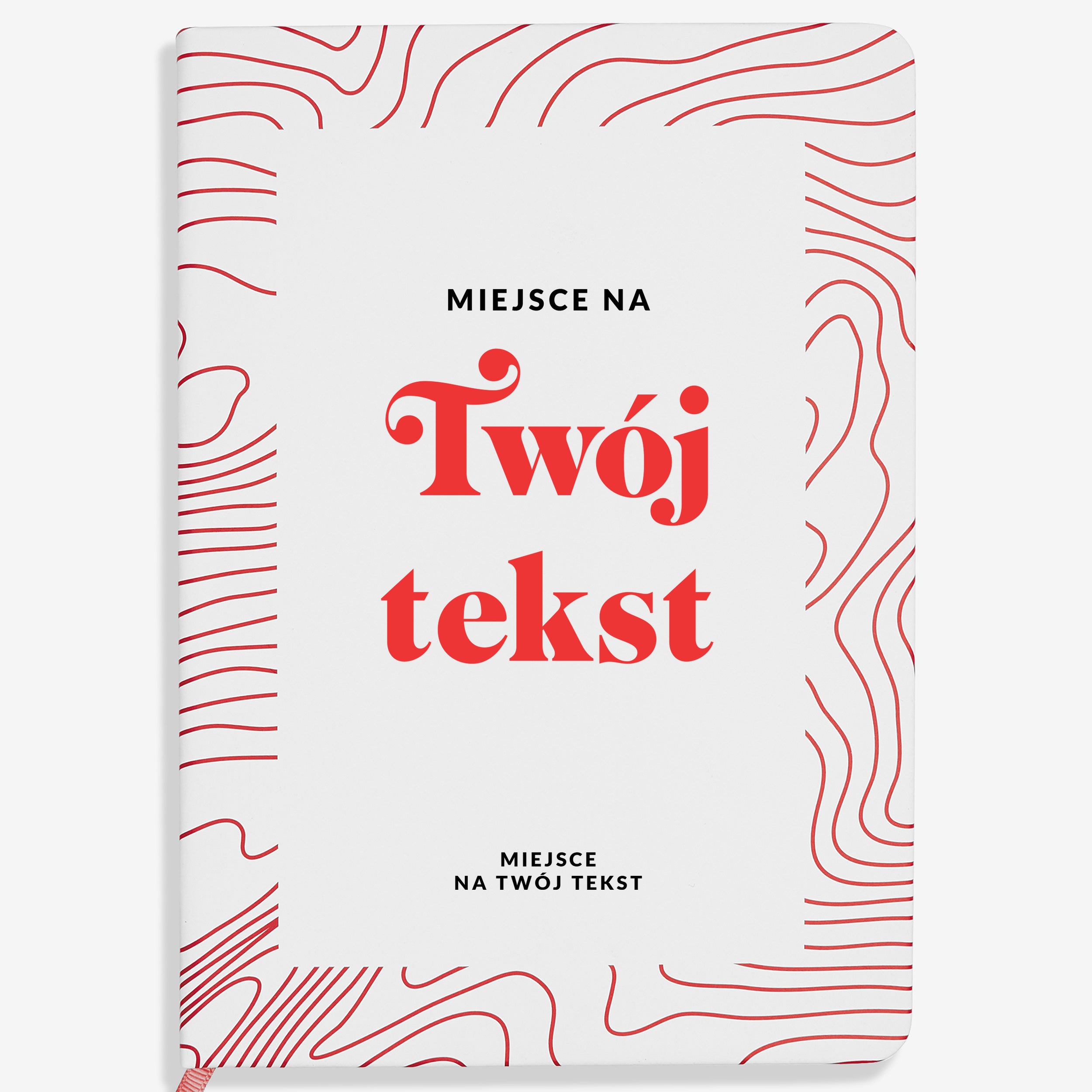 Personalizowany notatnik - prezent dla każdego notes z własnym tekstem notatnik do pracy elegancki notes