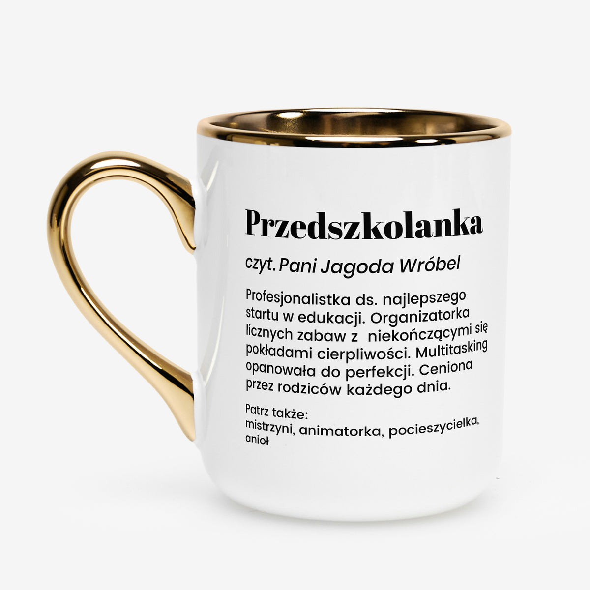 Personalizowany kubek dla przedszkolanki - definicja
