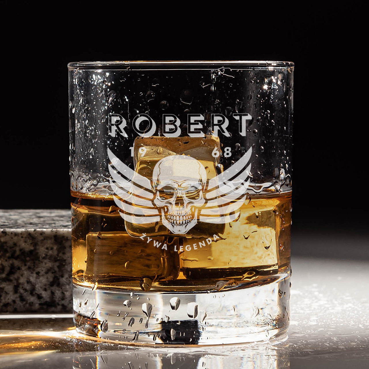 Szklanka do whisky dla mężczyzny Żywa Legenda prezent dla mężczyzny prezent dla chłopaka