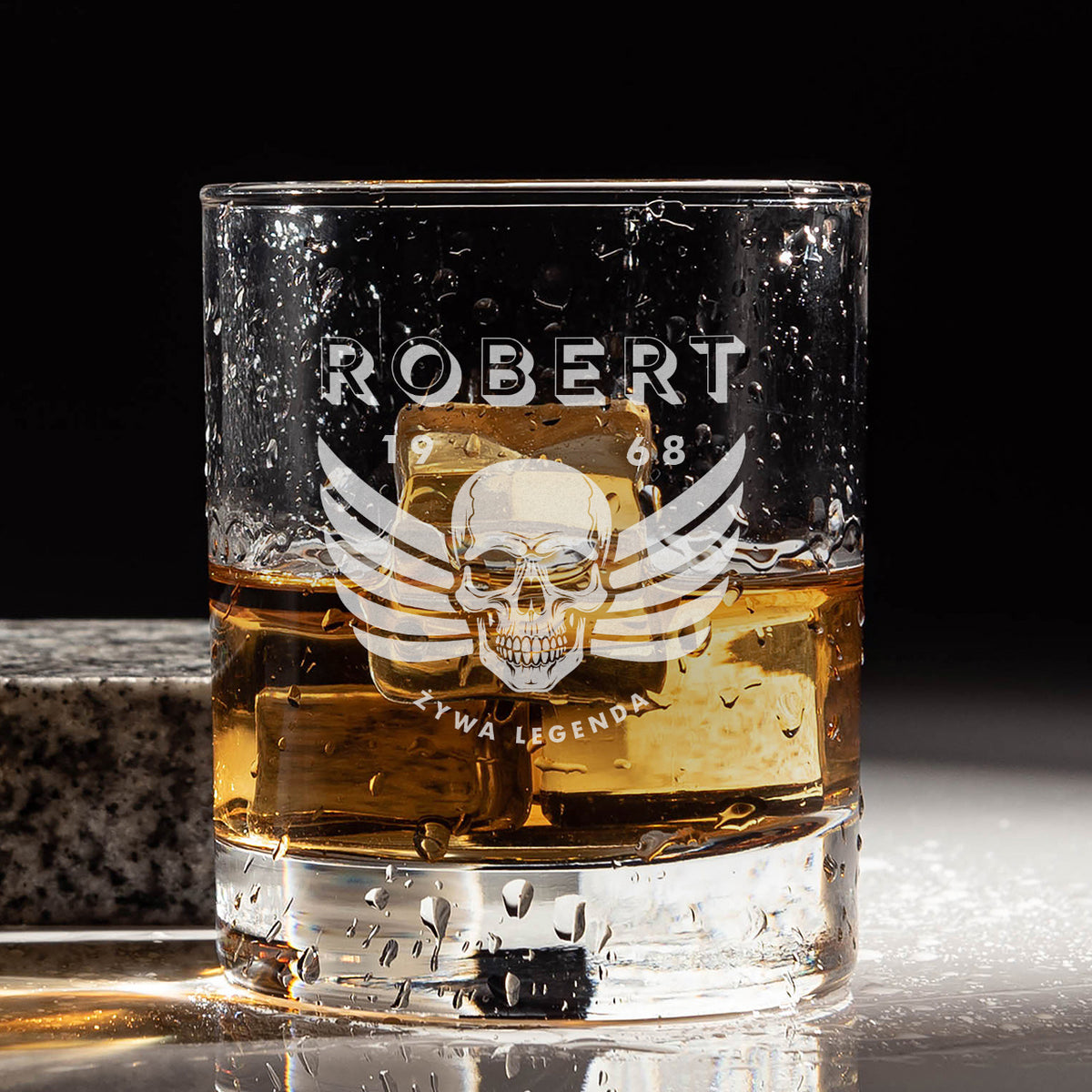 Szklanka do whisky dla mężczyzny Żywa Legenda prezent dla mężczyzny prezent dla chłopaka