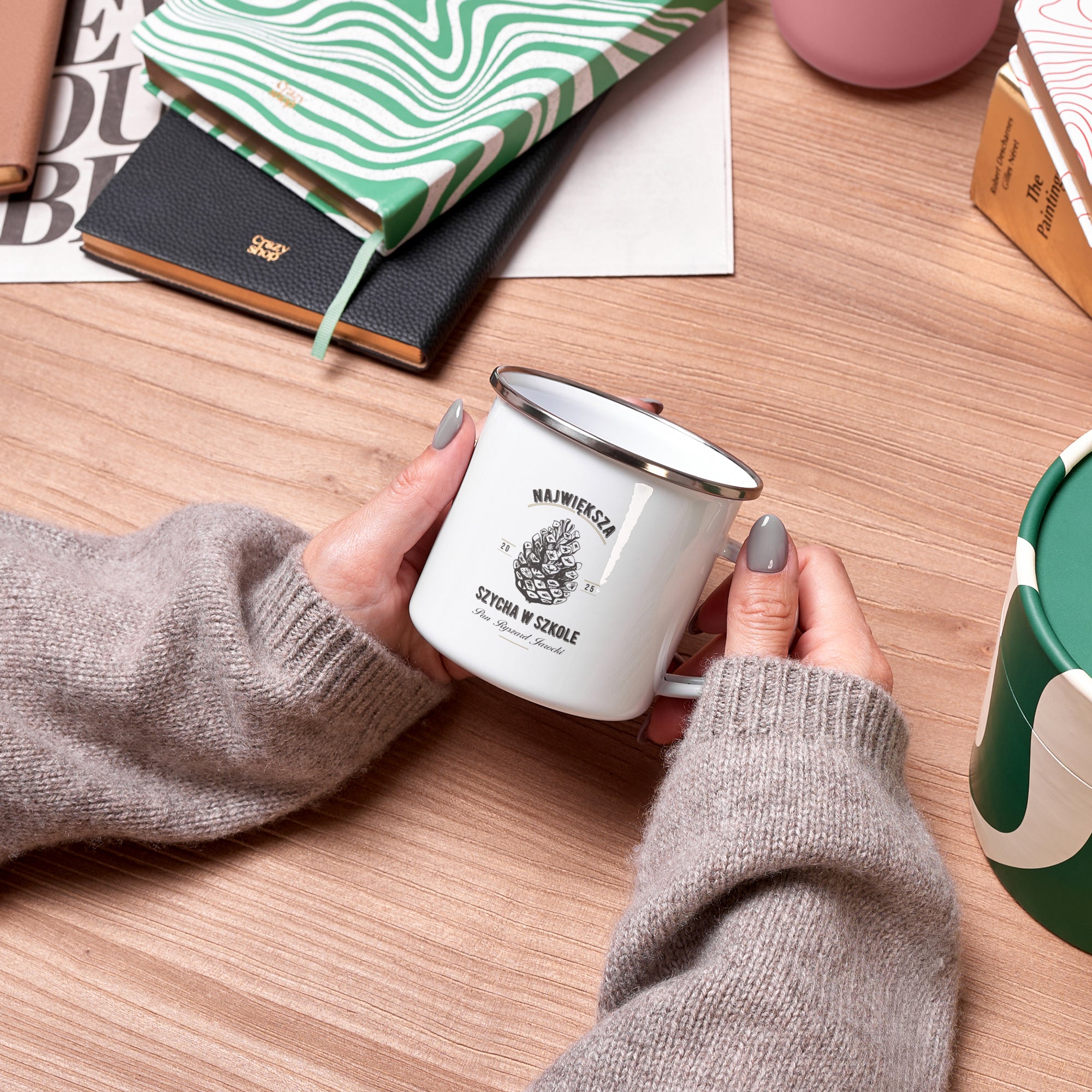 Śmieszny kubek dla nauczyciela - największa szycha w szkole kubek z nadrukiem prezent dla nauczyciela