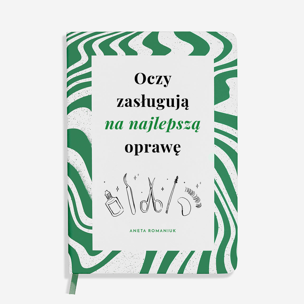Notatnik personalizowany dla stylistki rzęs prezent dla stylistki rzęs elegancki notes
