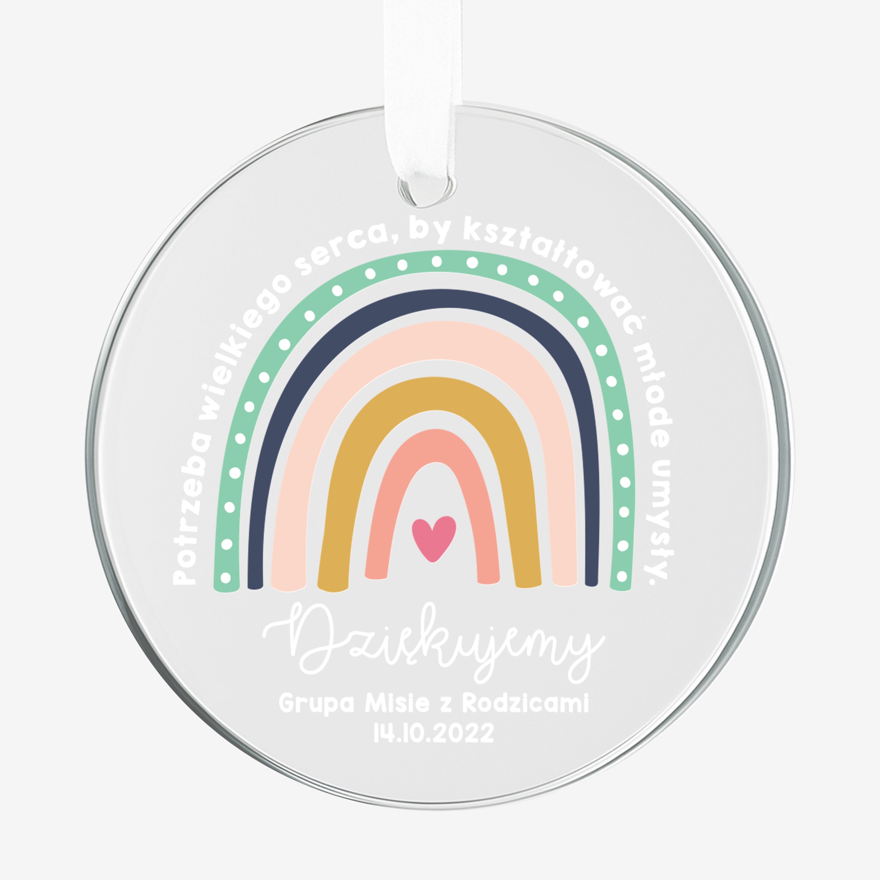 Zawieszka personalizowana - podziękowania dla przedszkolanki