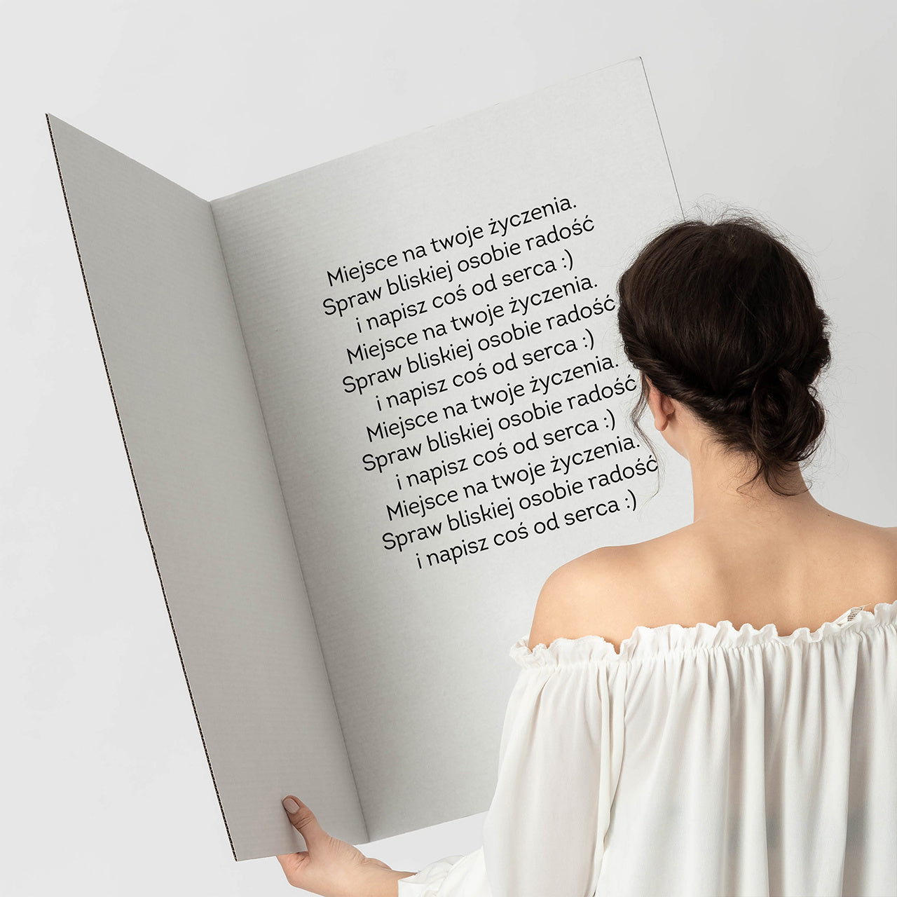 Duża kartka - okładka gazety - prezent na 50 dla kobiety personalizowana kartka urodzinowa kartka na 50 urodziny