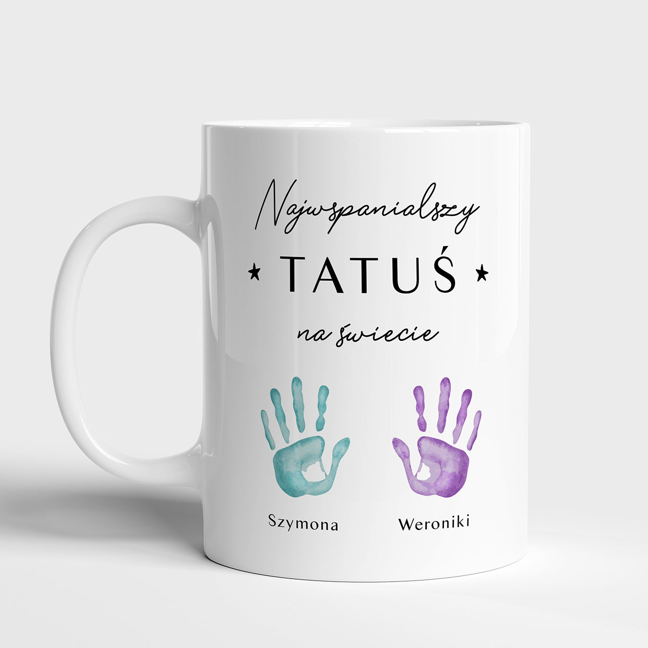Kubek na Dzień Ojca - najwspanialszy tatuś kubek dla Taty na Dzień Taty prezent dla Taty od dzieci