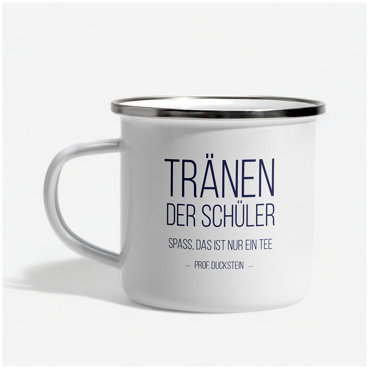 Lustiger Becher für einen Lehrer