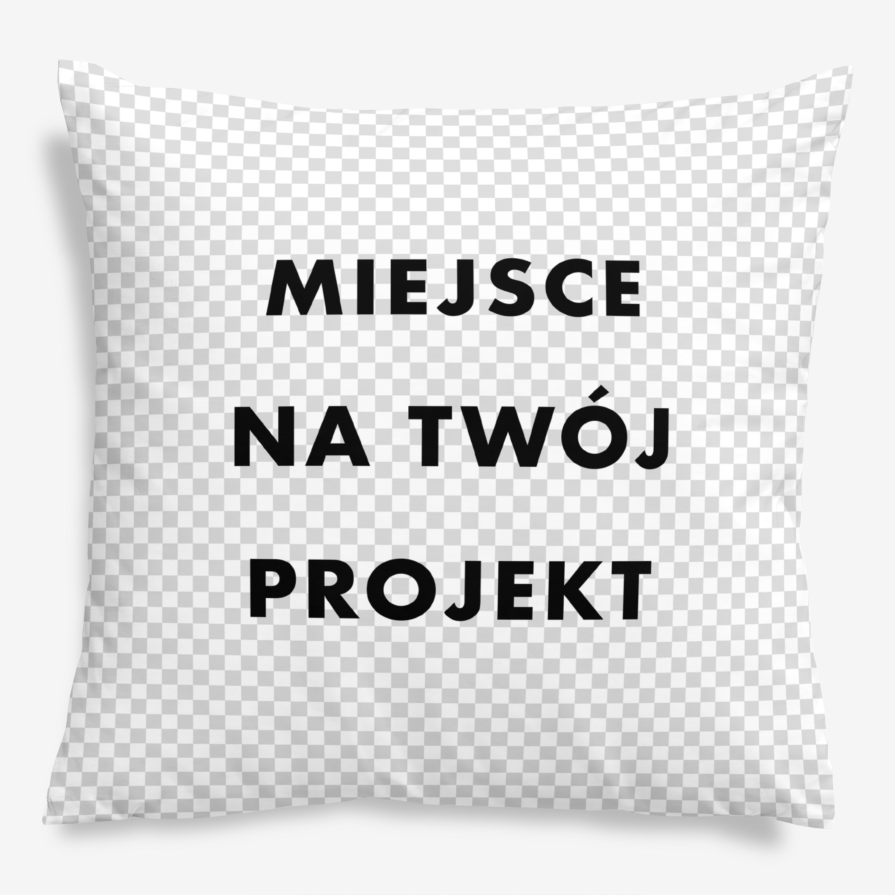 Duża poduszka z własnym projektem