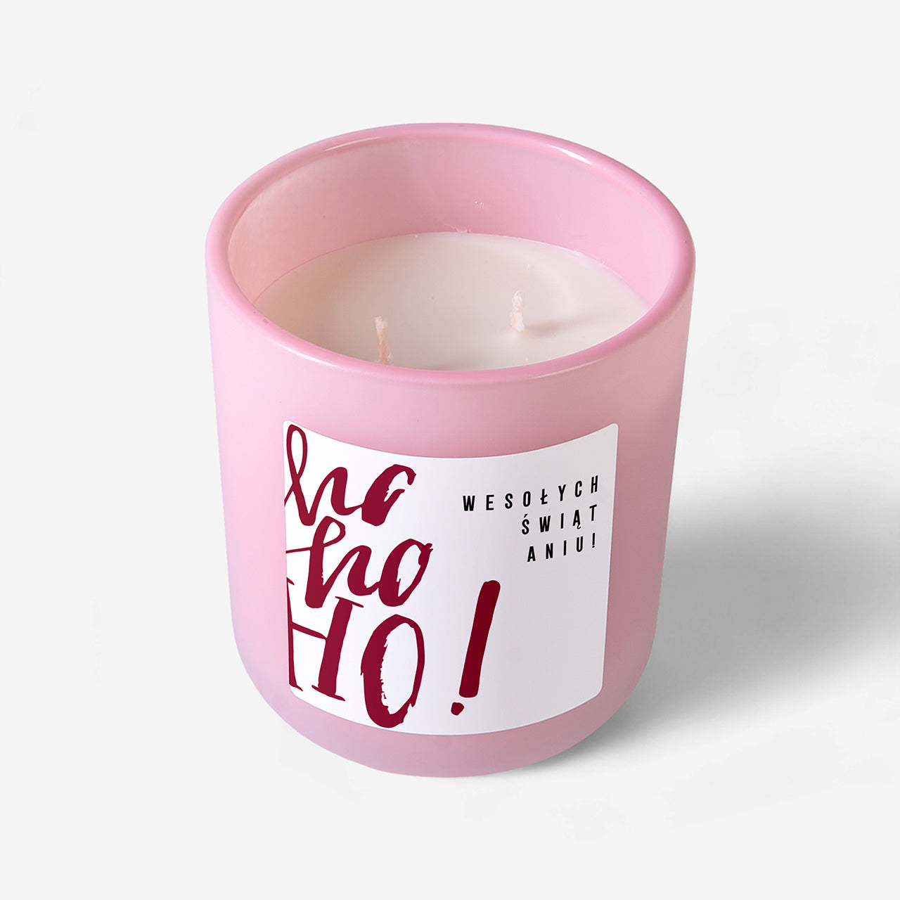 Świeczka na mikołajki dla dziewczyny Ho Ho Ho  prezent na mikołajki prezent dla niej