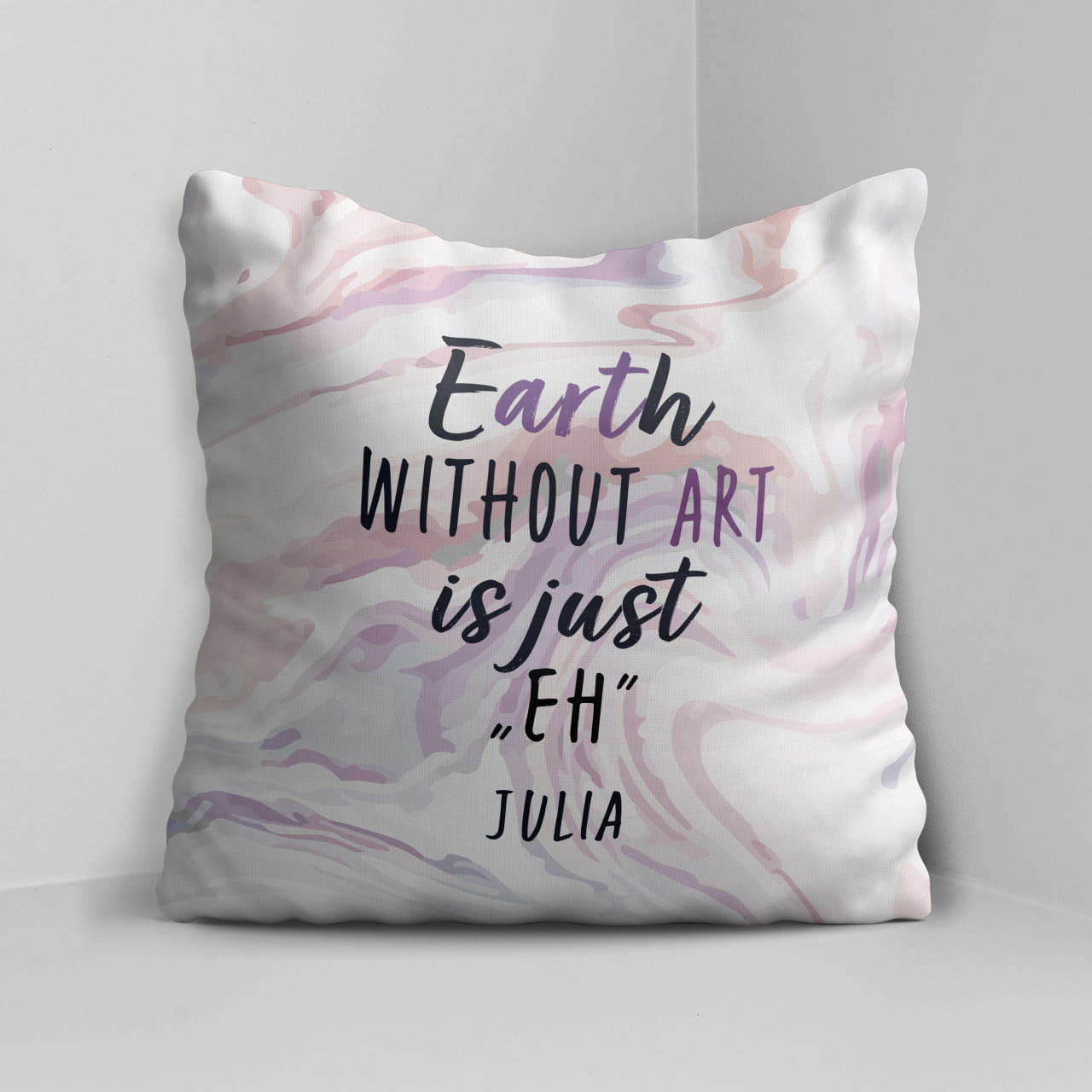 Personalizowana poduszka dla artystki poduszka personalizowana prezent dla artystycznej duszy prezent dla artystki
