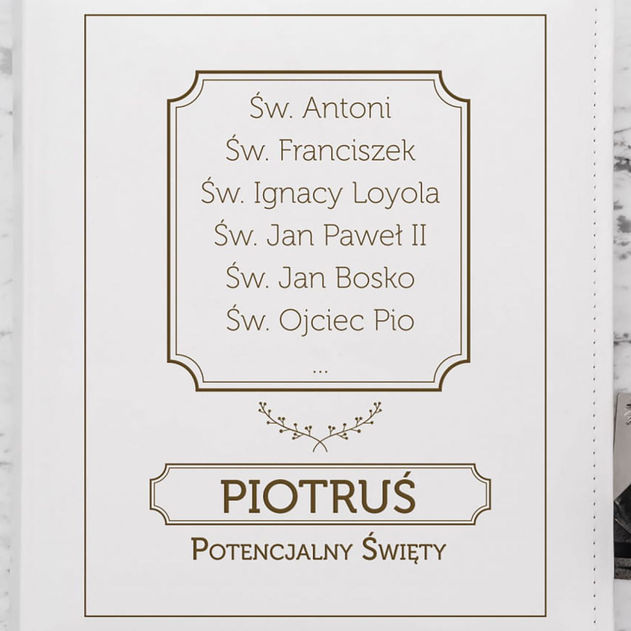 Album z grawerem na Chrzest chłopca prezent na chrzest dla chłopca album na chrzest dla chłopca