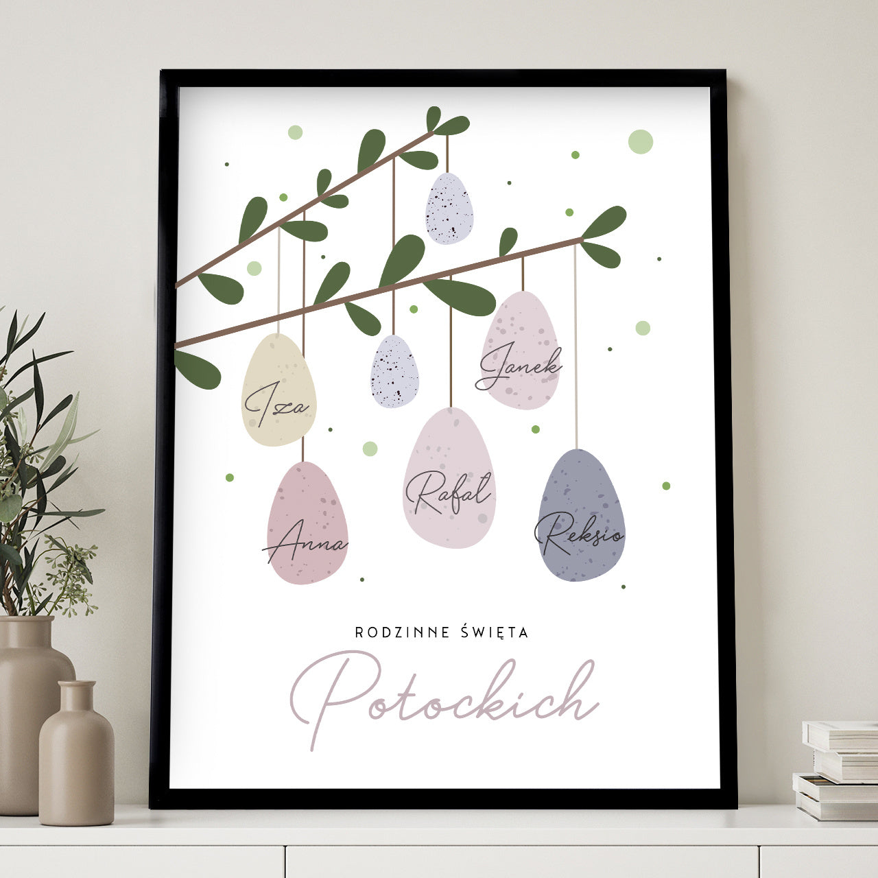 Plakat wielkanocny - pisanki