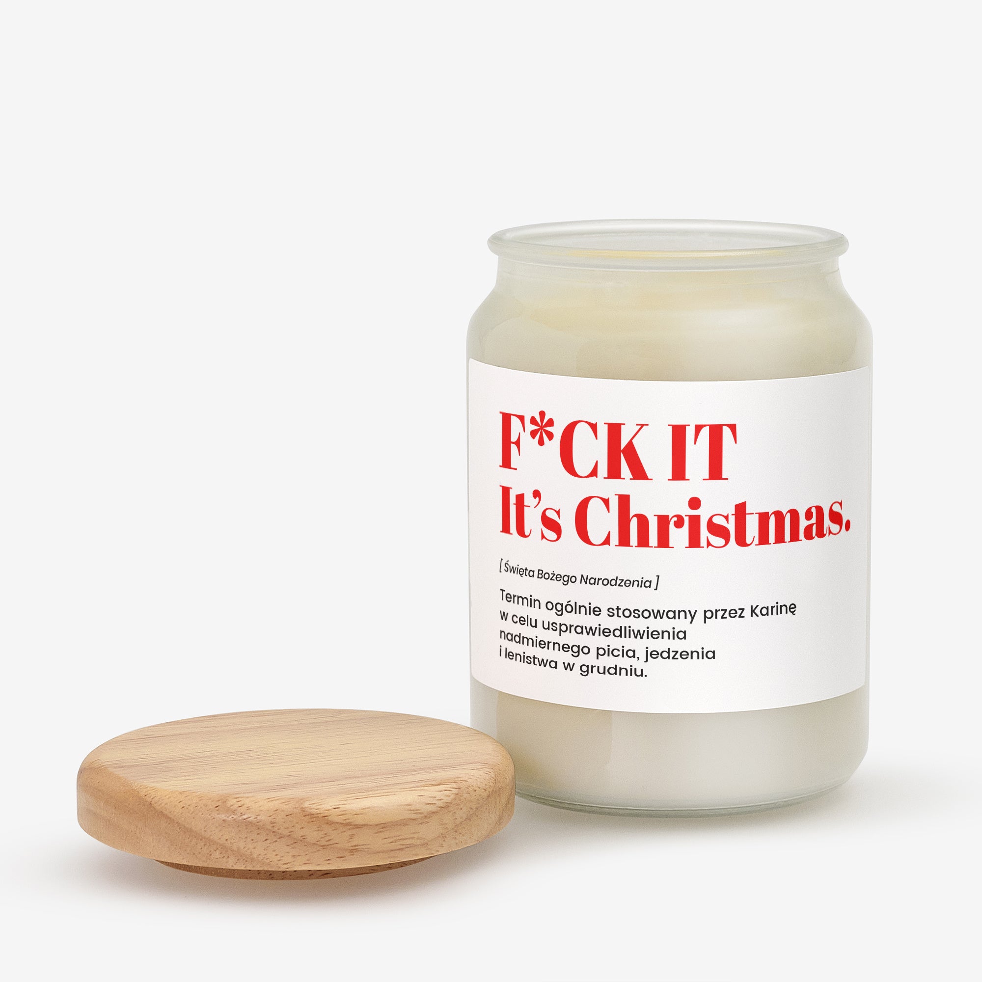 Świąteczna świeca dla niej - It's Christmas