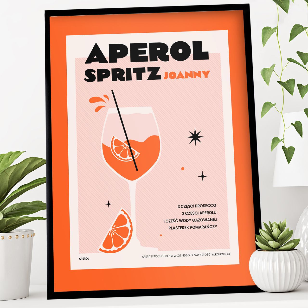 Plakat dla przyjaciółki - Aperol Spritz