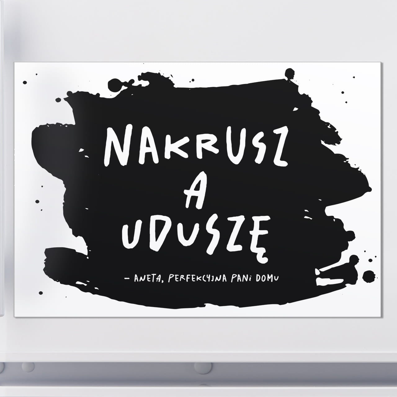Magnes na lodówkę - upominek dla pedanta personalizowany magnes prezent dla pedanta prezent dla perfekcjonisty
