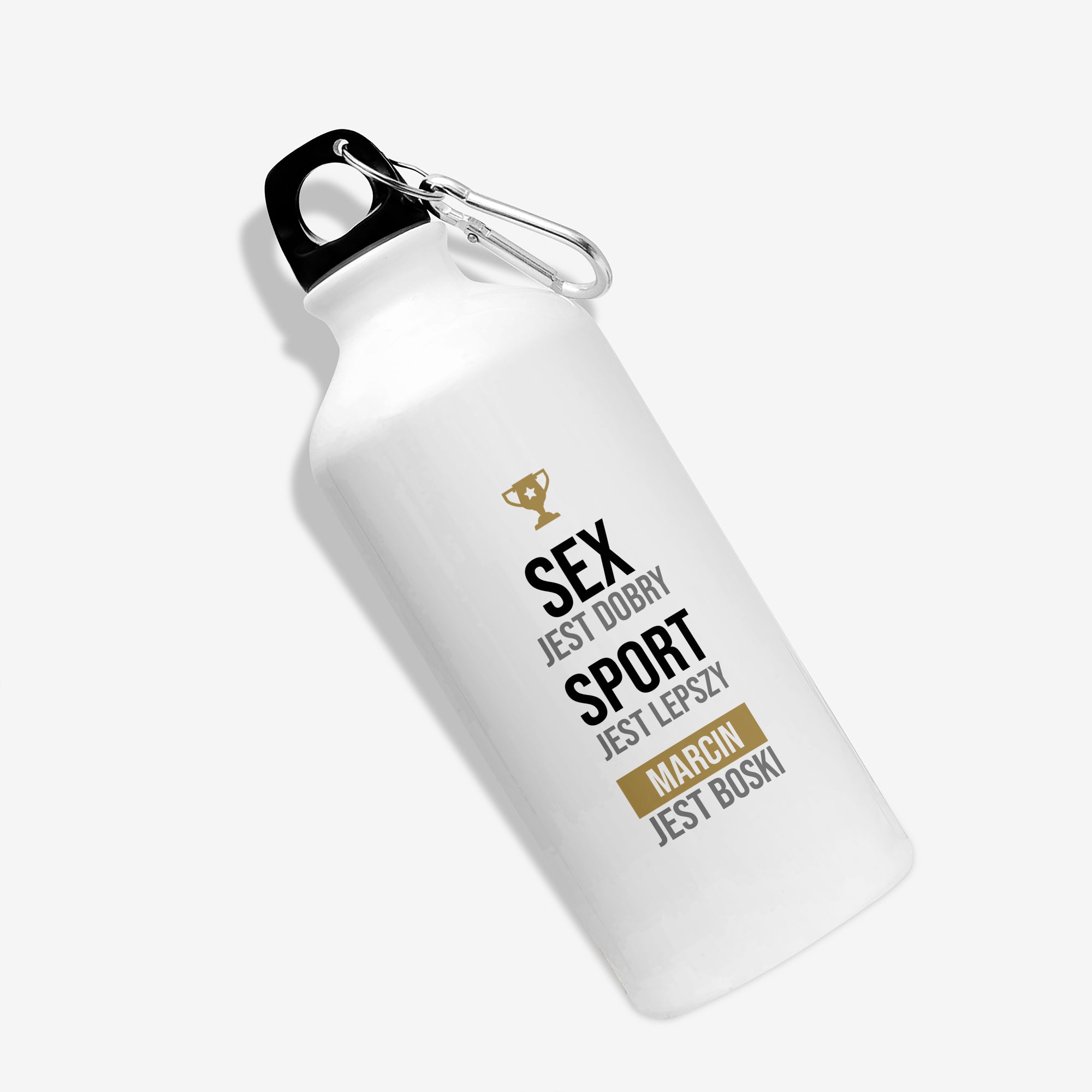 Bidon ze śmiesznym nadrukiem - na Dzień Chłopaka