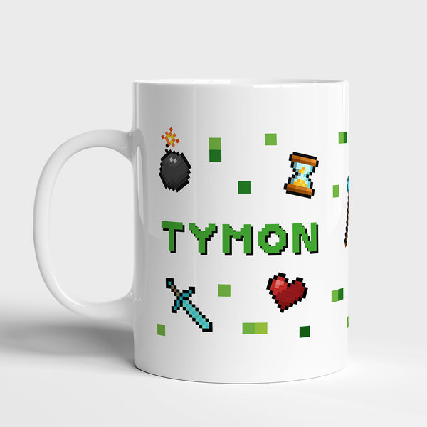 Kubek dla gracza komputerowego - personalizowany prezent dla chłopca kubek dla dziecka prezent dla chłopca