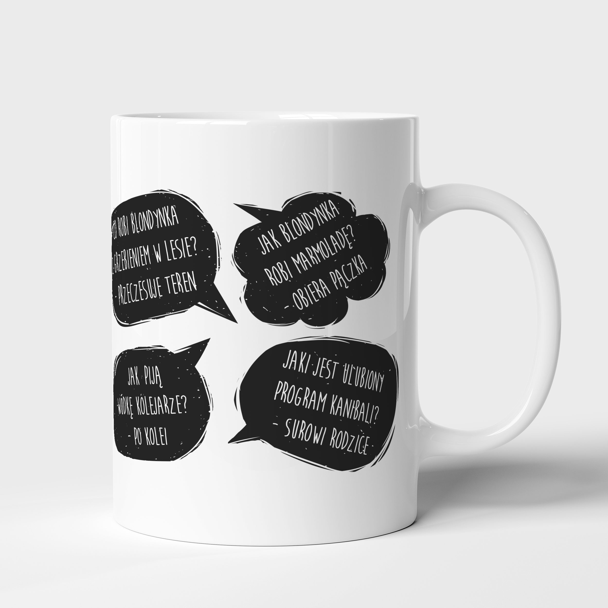 Personalizowany kubek Suchary - prezent dla dowcipnisia kubek z nadrukiem prezent dla żartownisia