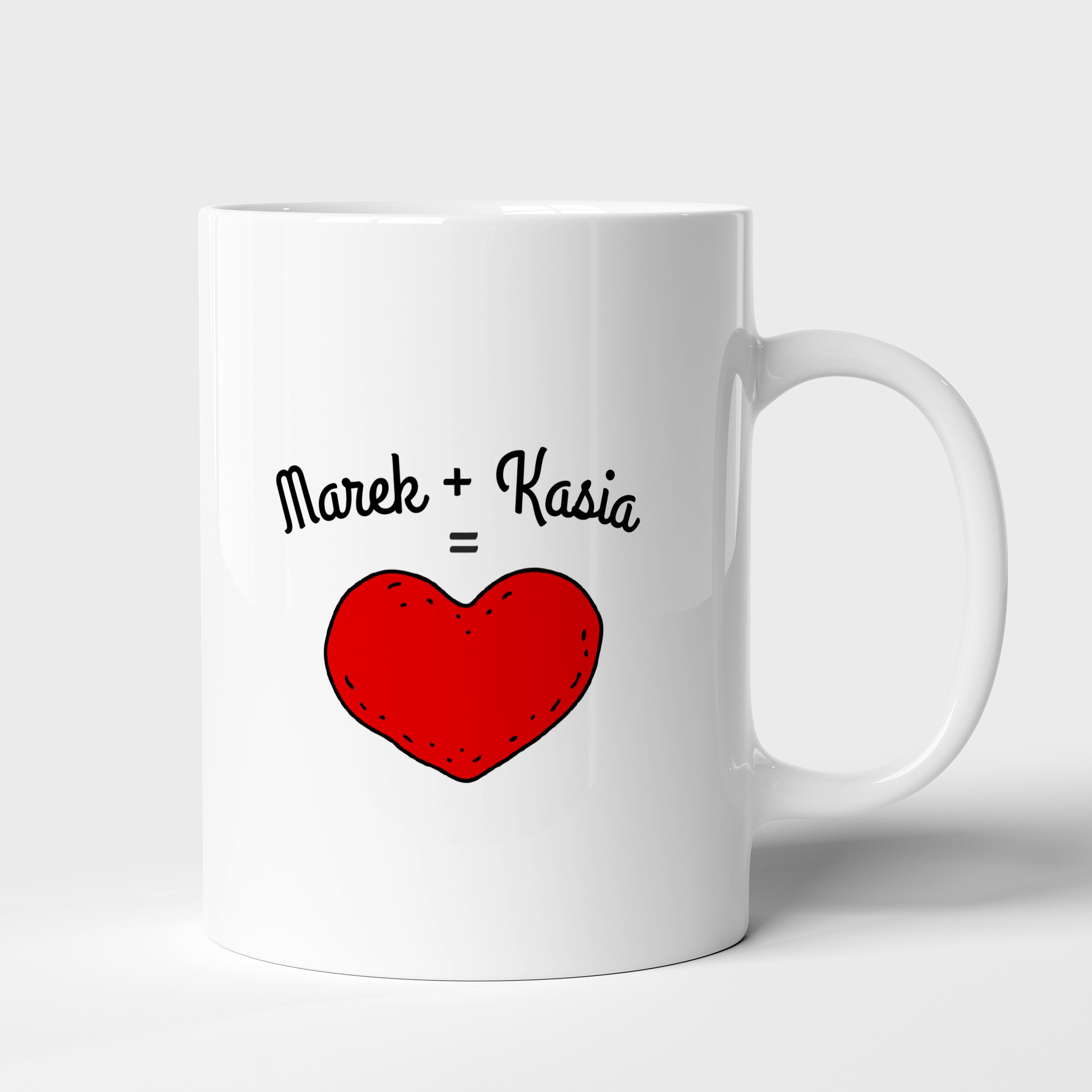 Kubek walentynkowy - Zakochane Zwierzaki prezent na walentynki prezent walentynkowy kubek na walentynki