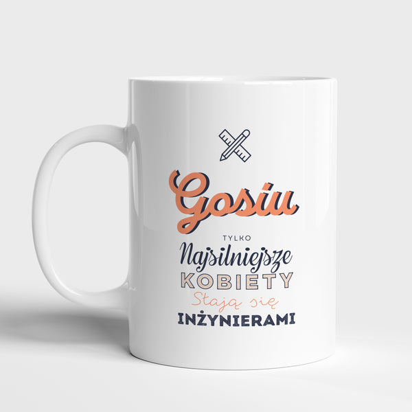 Personalizowany kubek dla inżyniera kubek personalizowany prezent dla inżyniera kubek inżyniera