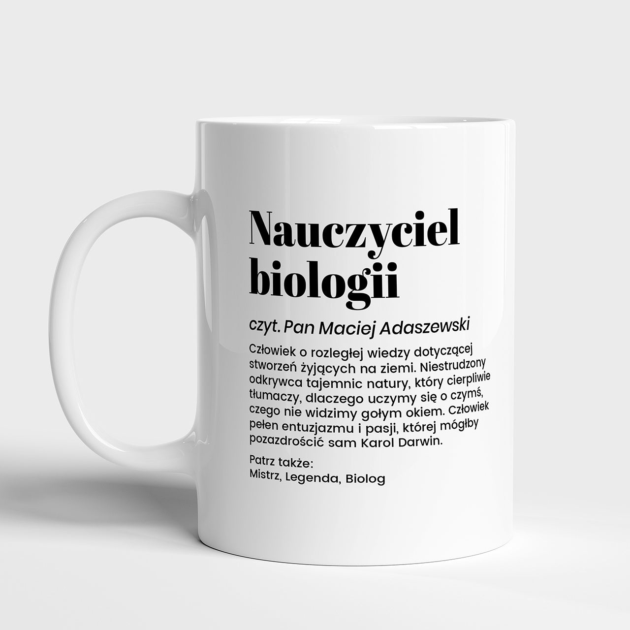 Personalizowany kubek dla nauczyciela biologii - Definicja