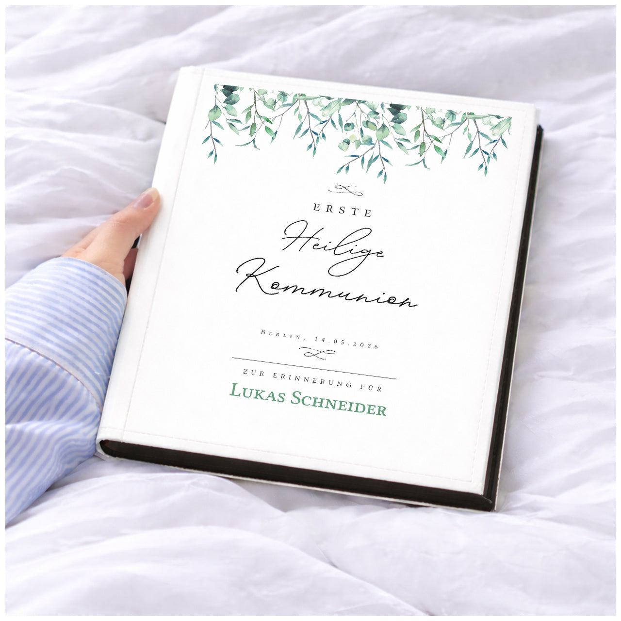 Personalisiertes Album als Geschenk zur Kommunion