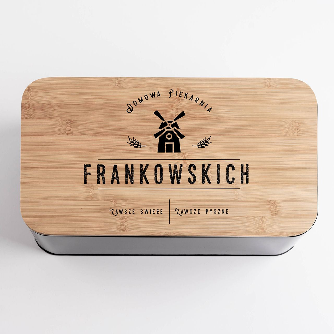 Chlebak z nadrukiem - prezent do kuchni pojemnik na chleb chlebak na pieczywo prezent dla piekarza