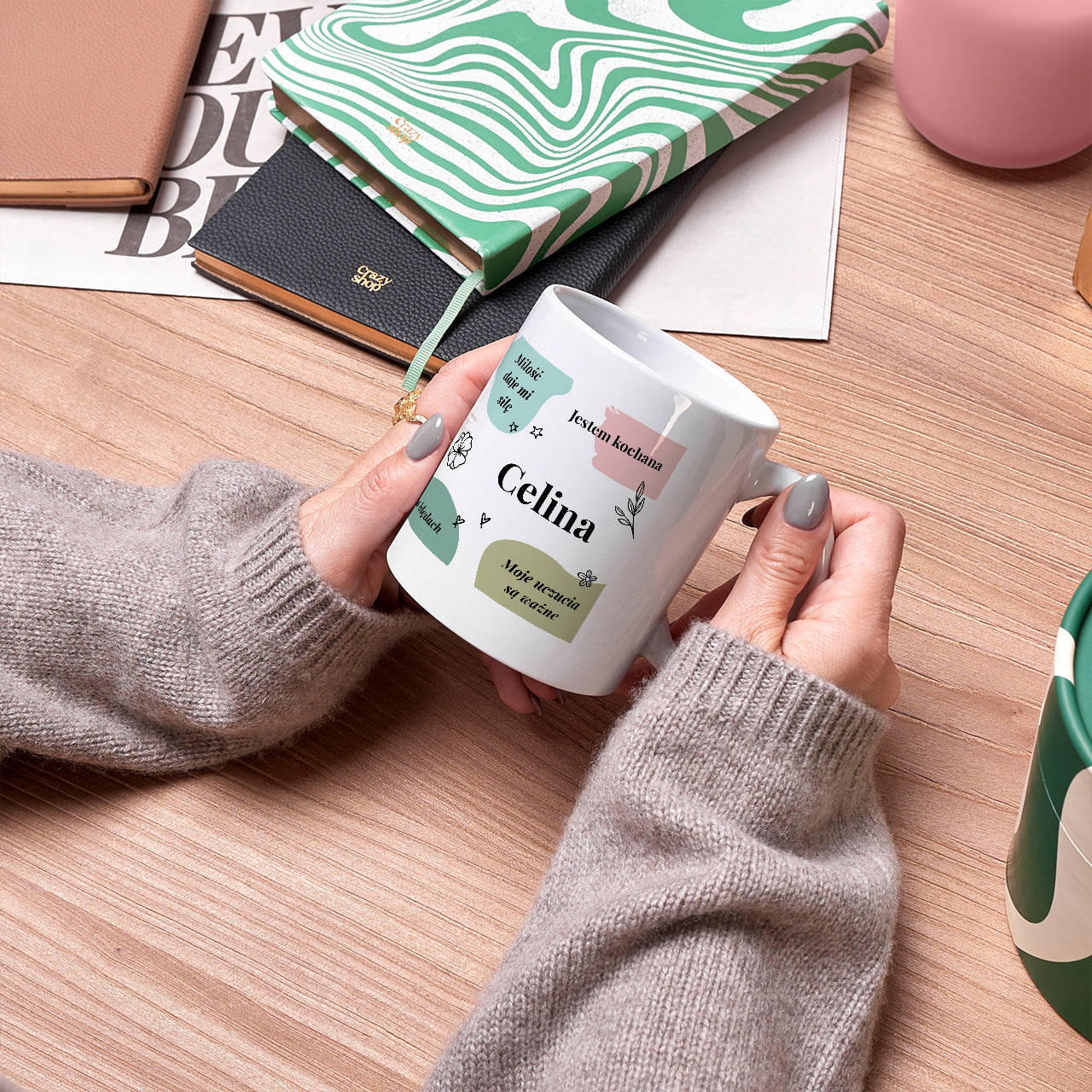 Personalizowany kubek dla mamy - Afirmacje dla mamy