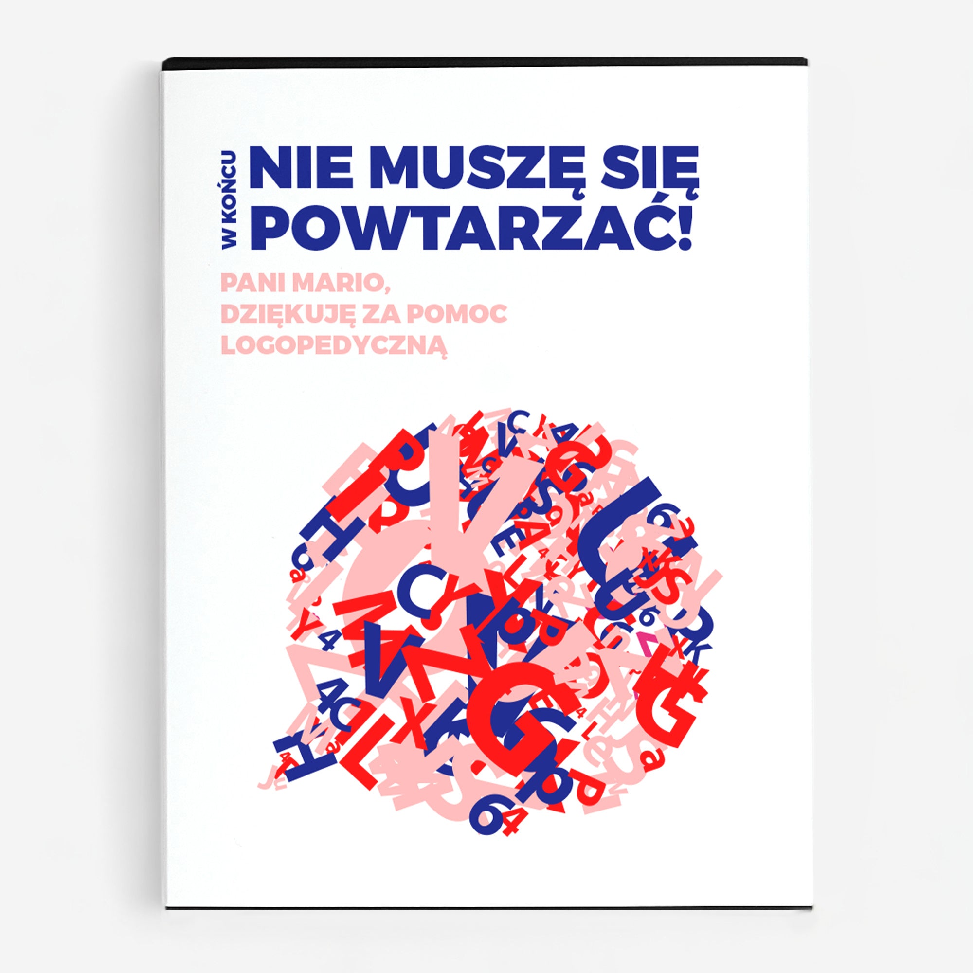 Czekoladki na prezent dla logopedy czekoladki belgijskie personalizowane czekoladki podziękowanie dla logopedy