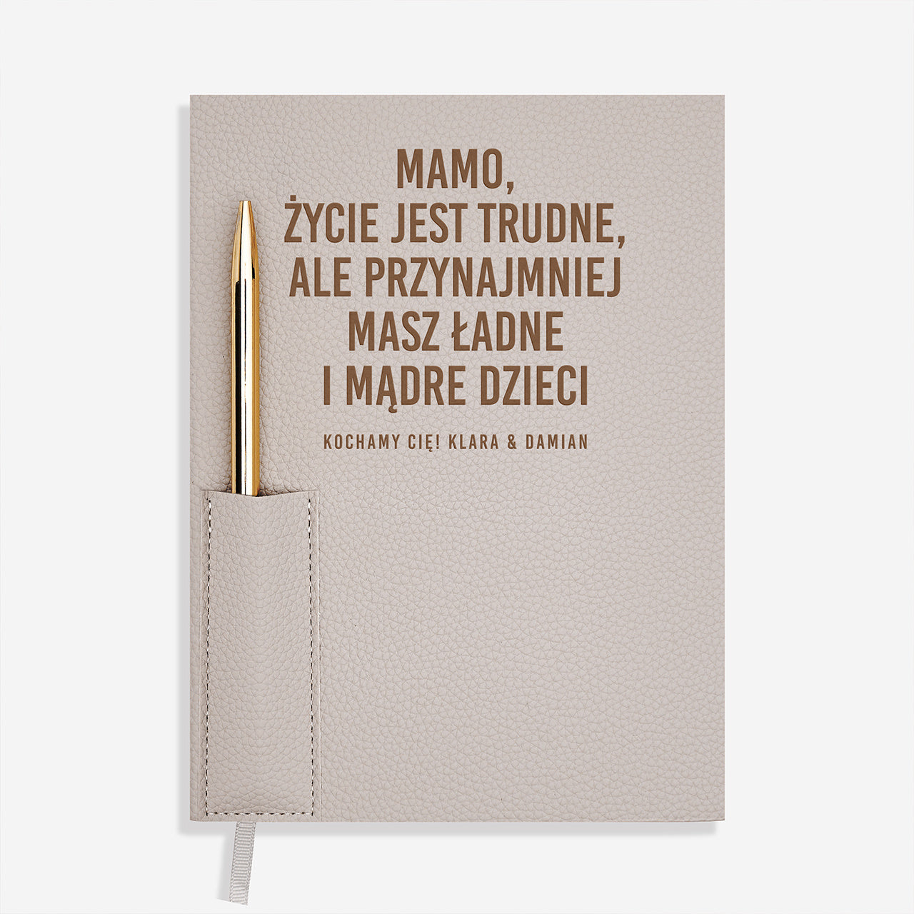 Planner z długopisem - praktyczny prezent dla mamy planner personalizowany prezent na Dzień Mamy