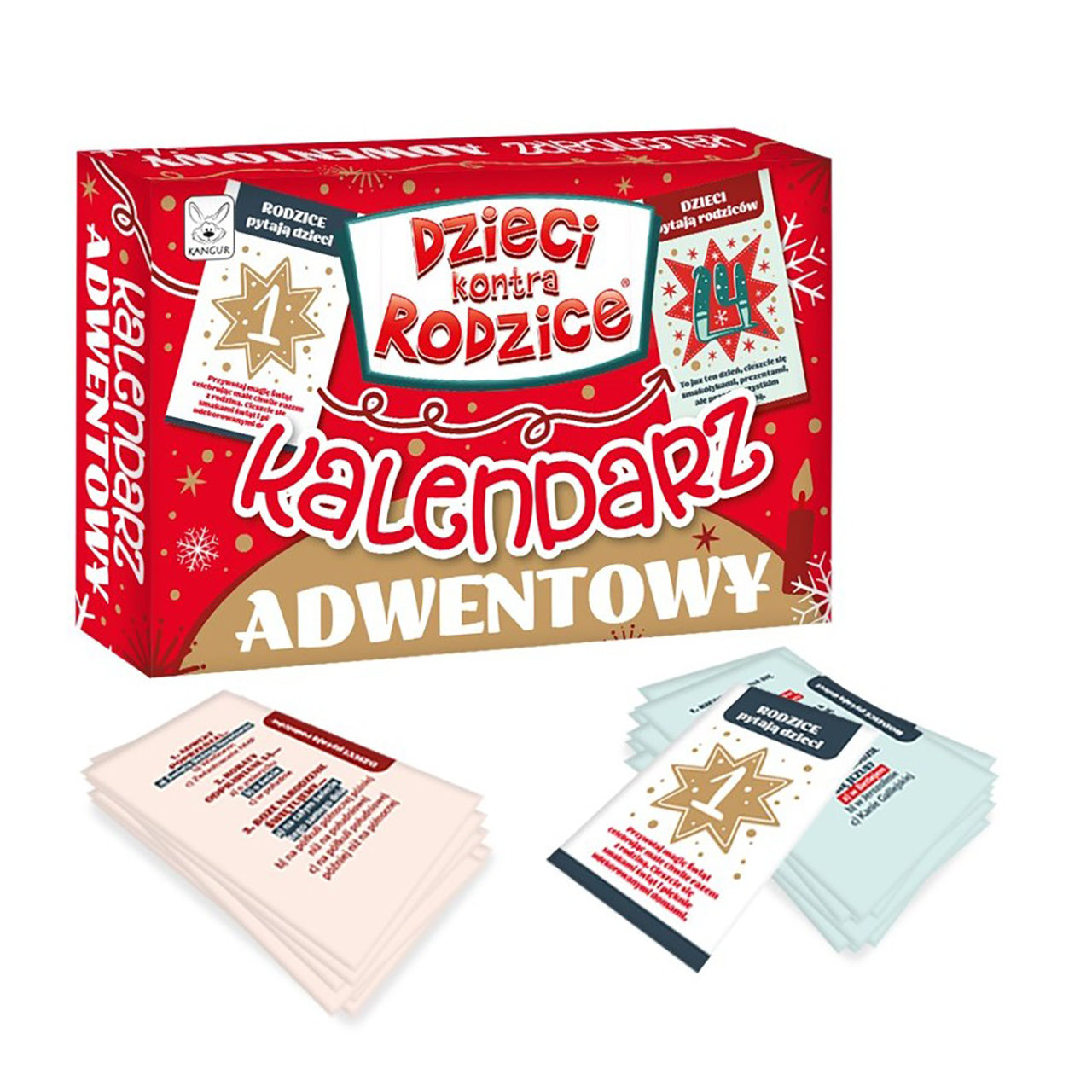 Rodzinna gra świąteczna - Kalendarz Adwentowy - Dzieci Konta Rodzice prezent mikołajkowy kalendarz świąteczny
