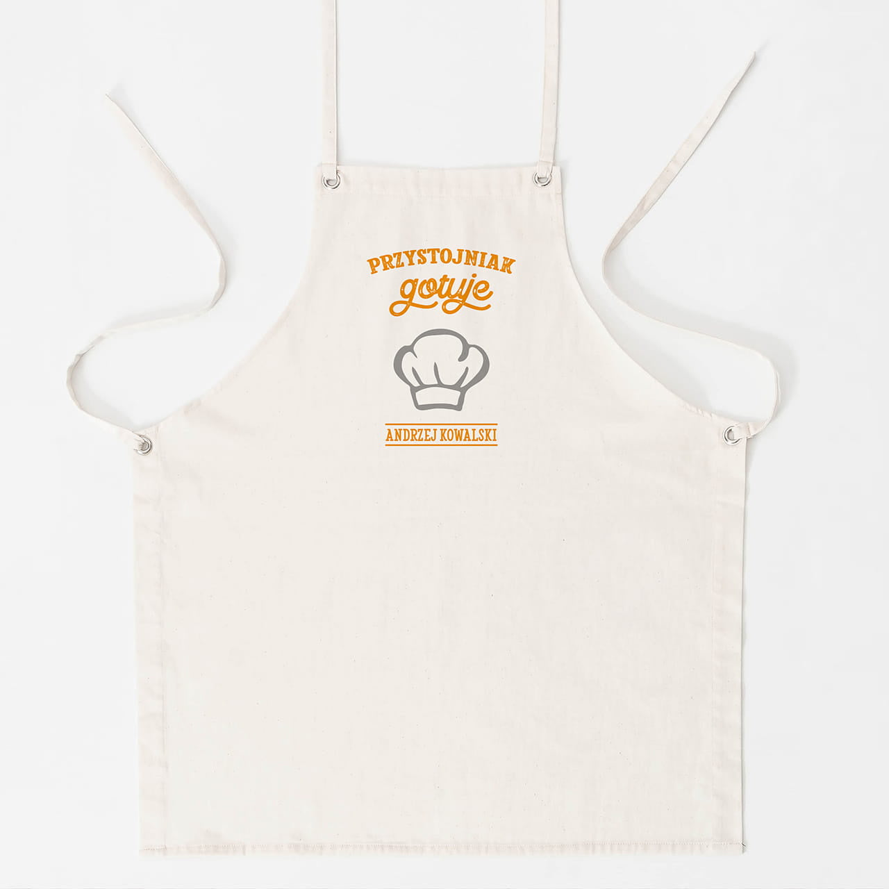 Fartuch dla męża - przystojniak gotuje prezent dla męża prezent dla ukochanego fartuch personalizowany