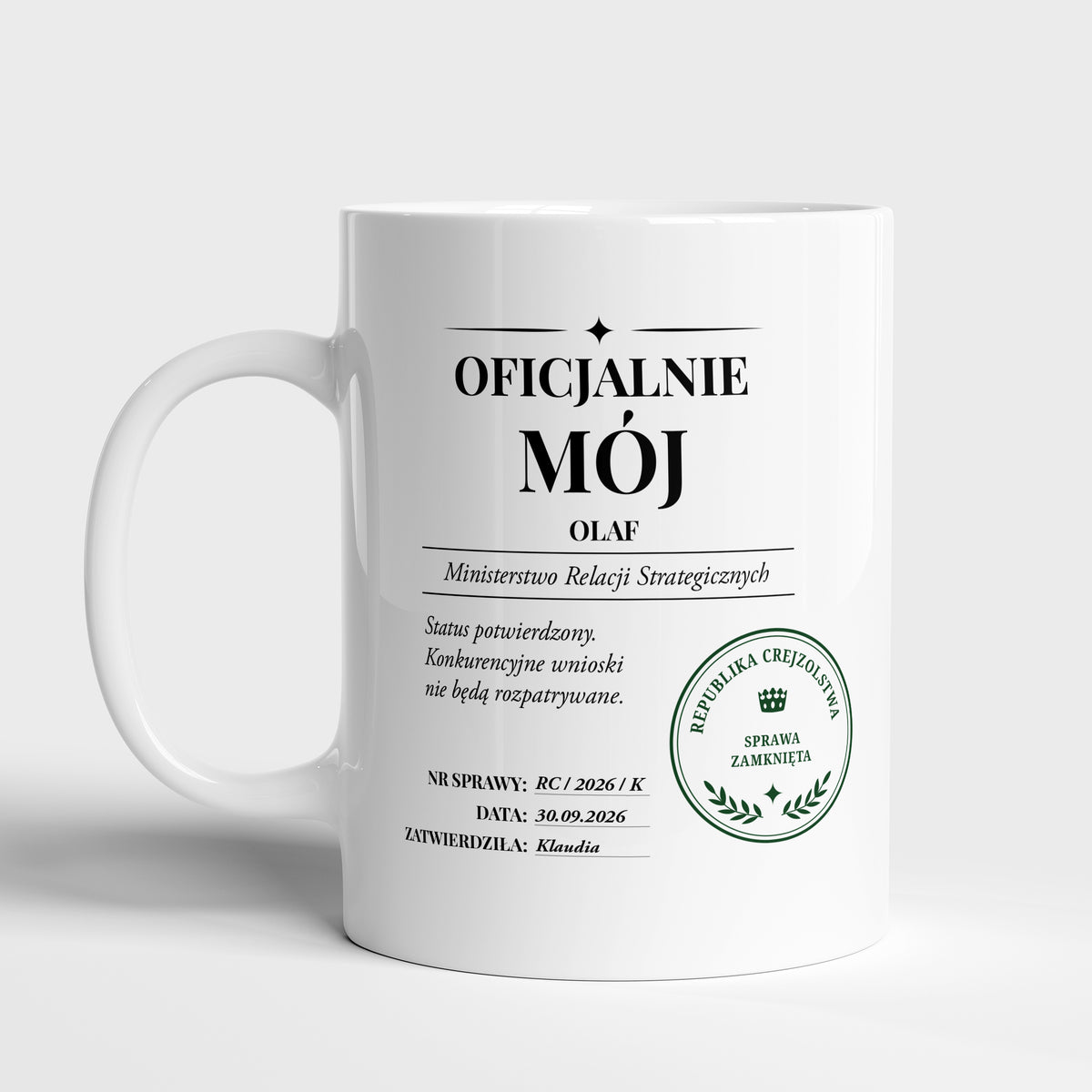Kubek personalizowany dla męża - prezent na Dzień Chłopaka od żony